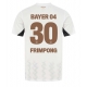 Bayer Leverkusen Jeremie Frimpong #30 Replike Gostujuci Dres 2024-25 Kratak Rukav